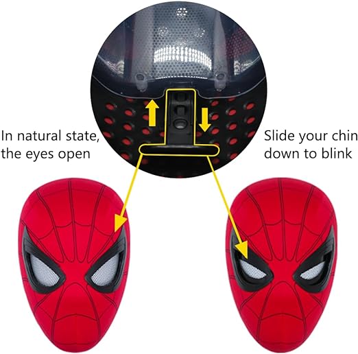 Spider Hero Mask With Mouth Control