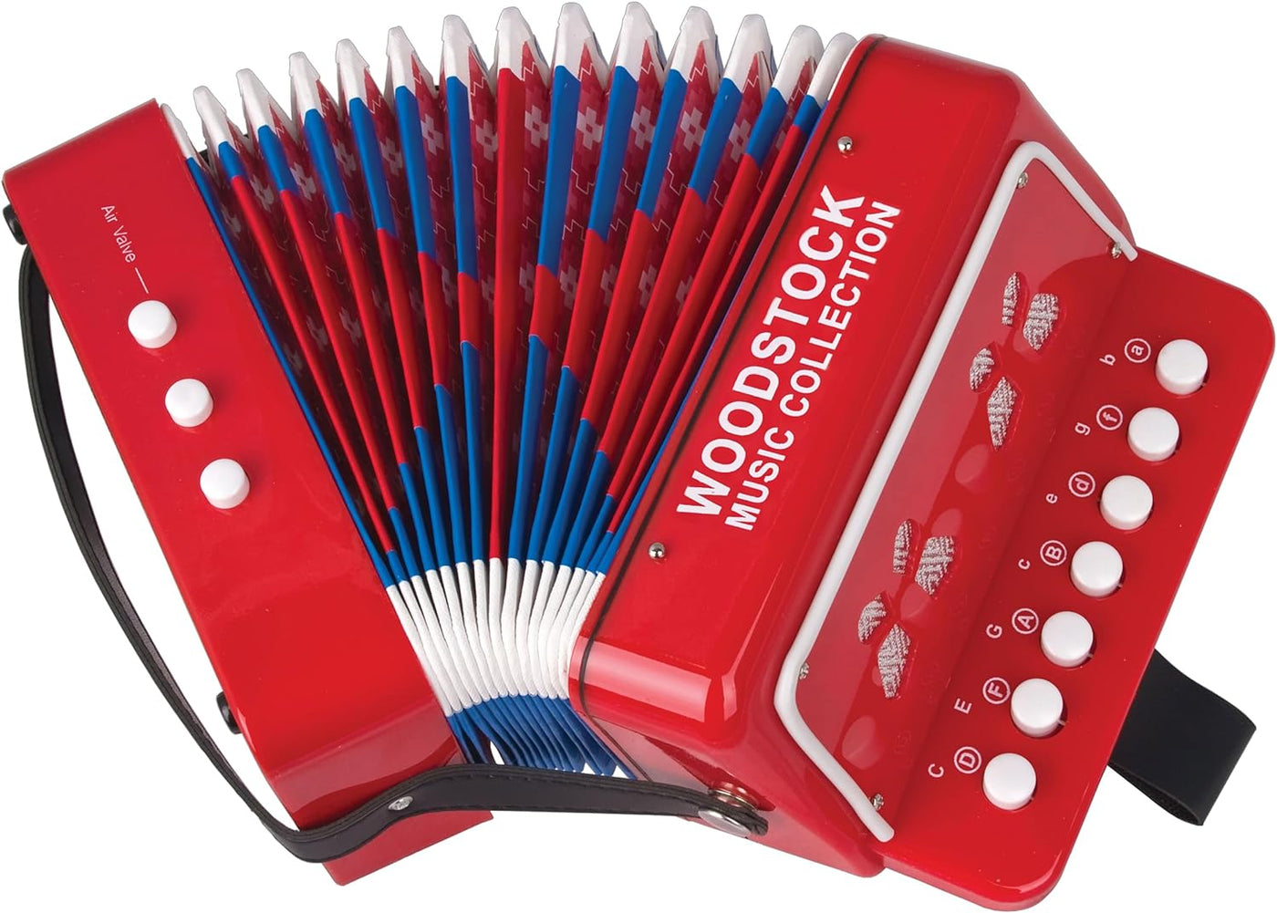 Kid's Accordion (7") with 10 Keys/Buttons