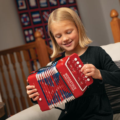 Kid's Accordion (7") with 10 Keys/Buttons